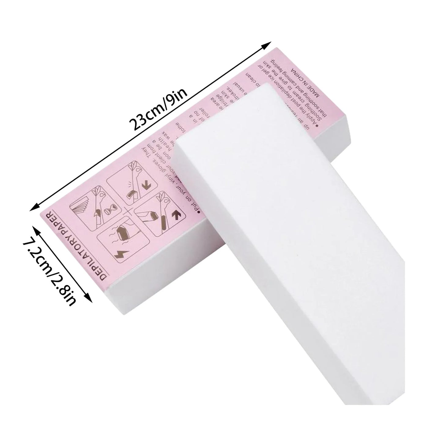 100 Stück Waxing Papierstreifen