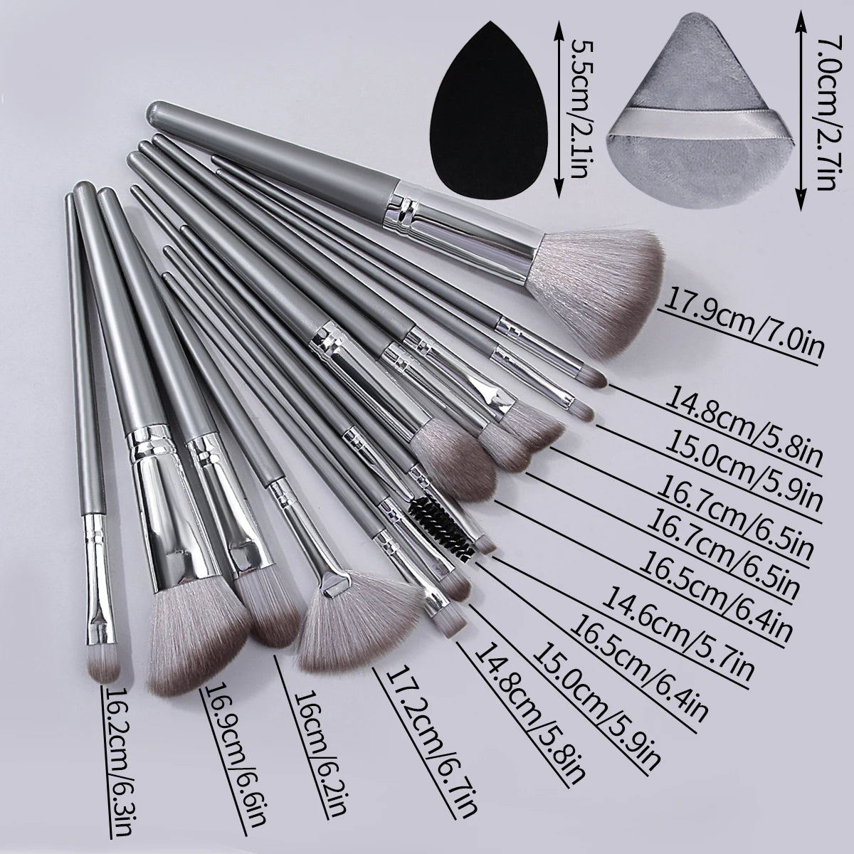 Luxuriöses Make-up Pinselset