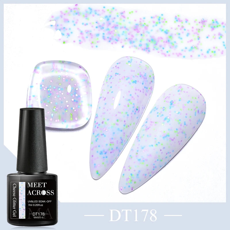 MEET ACROSS Glitter Extension Gel