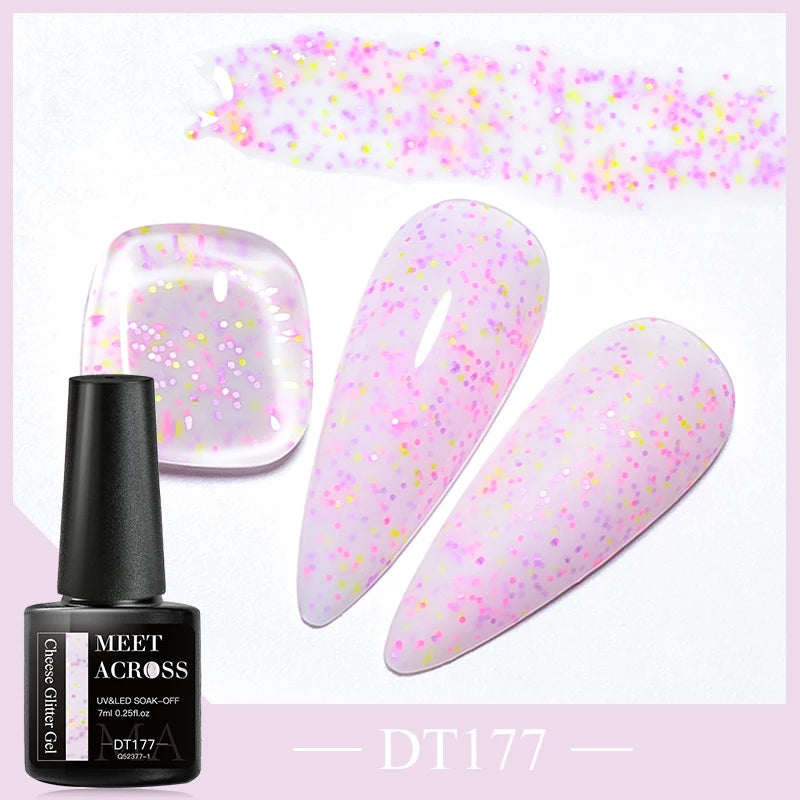 MEET ACROSS Glitter Extension Gel