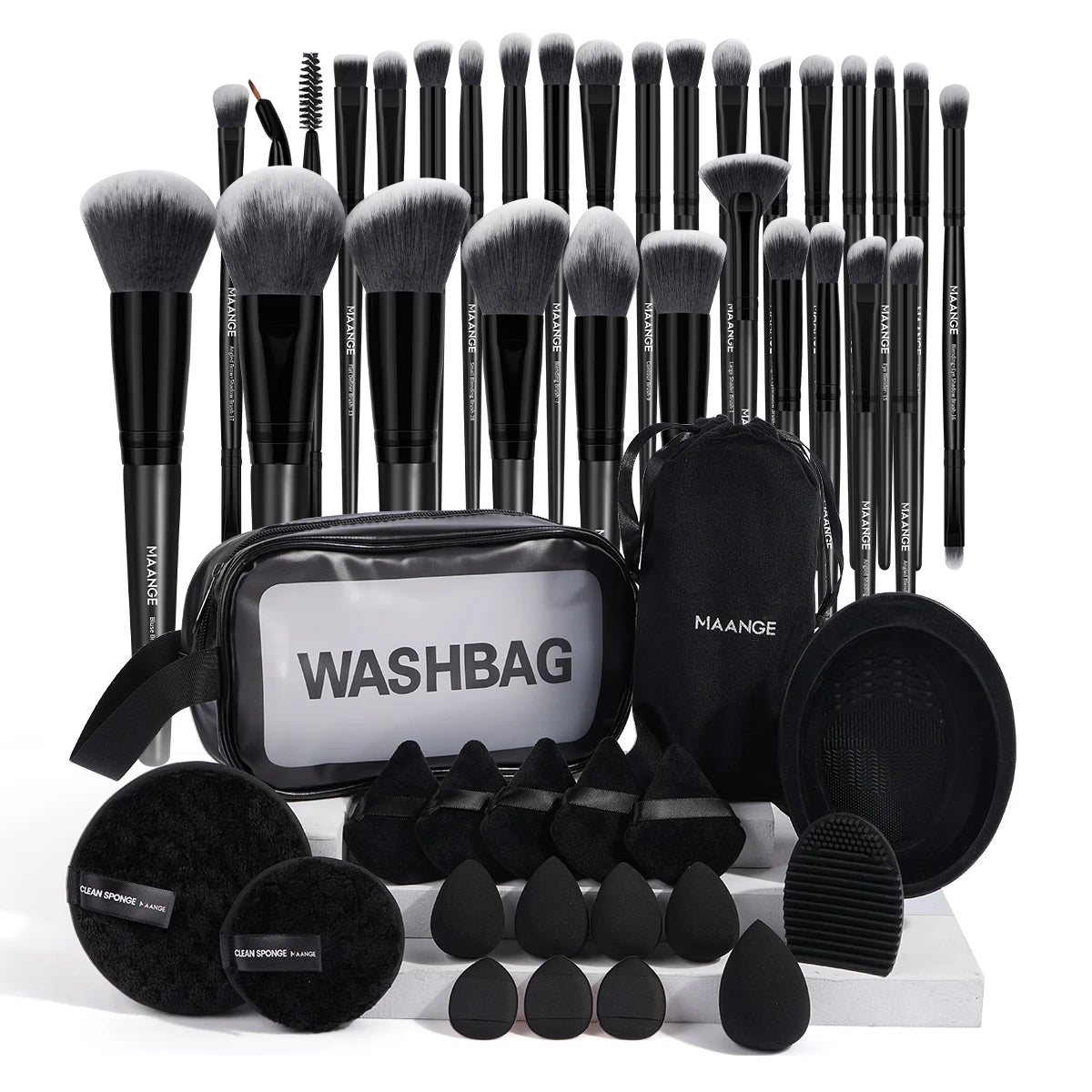 MAANGE Professionelles Make-up Pinselset