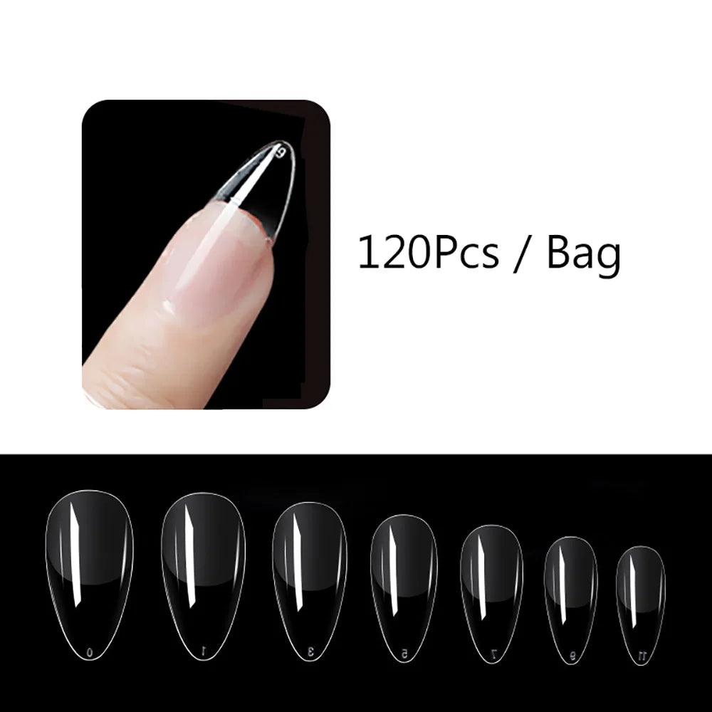 120-teiliges Mattes Press-On Nail
Tips Set