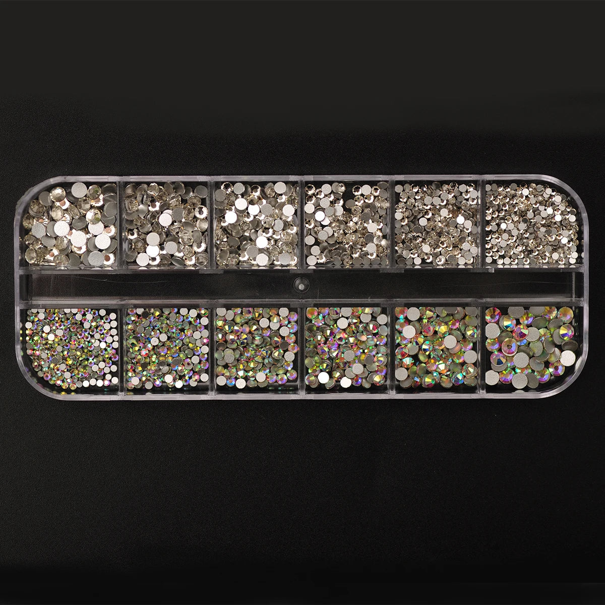 12-Gitter Nail Art Strasssteine