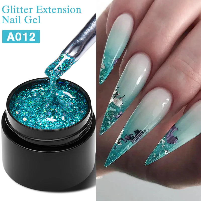 MEET ACROSS Glitter Extension Gel