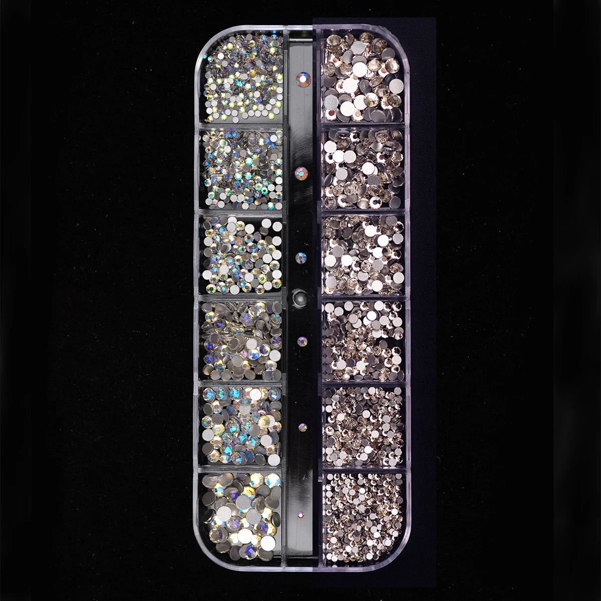 12-Gitter Nail Art Strasssteine