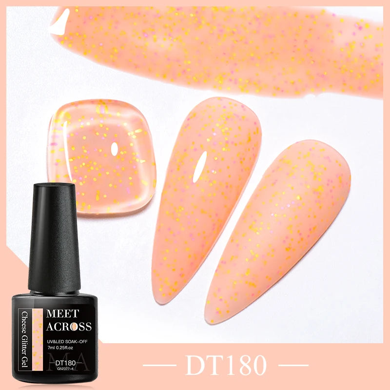 MEET ACROSS Glitter Extension Gel