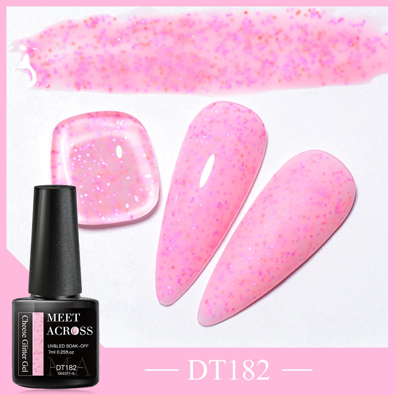 MEET ACROSS Glitter Extension Gel