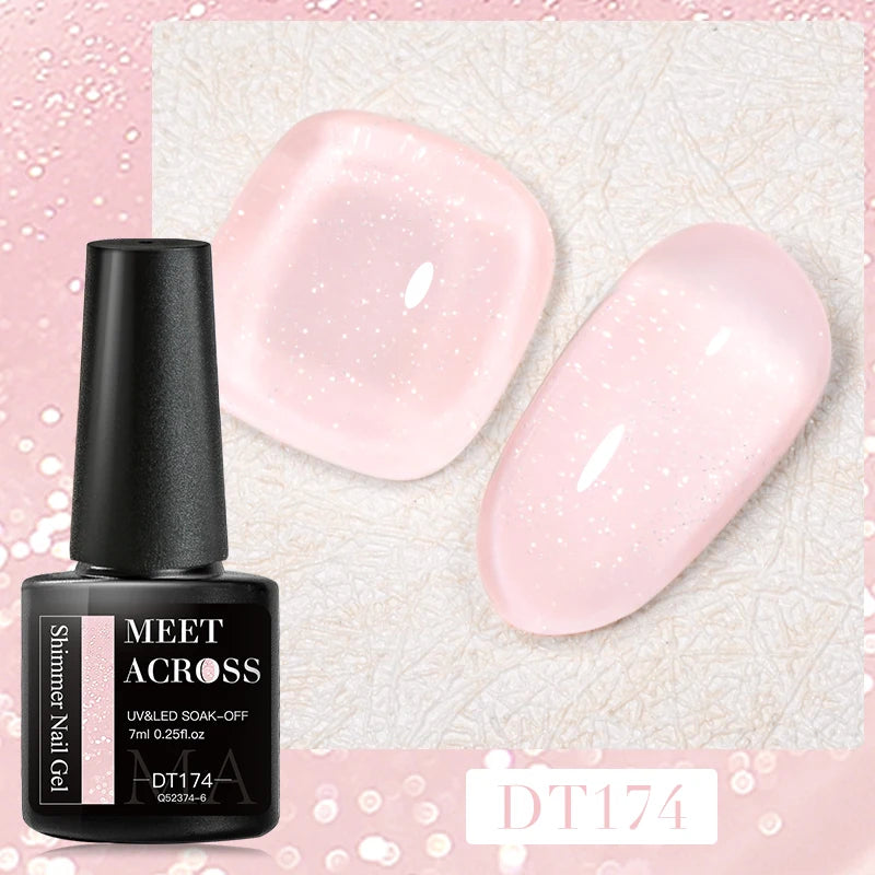 MEET ACROSS Glitter Extension Gel