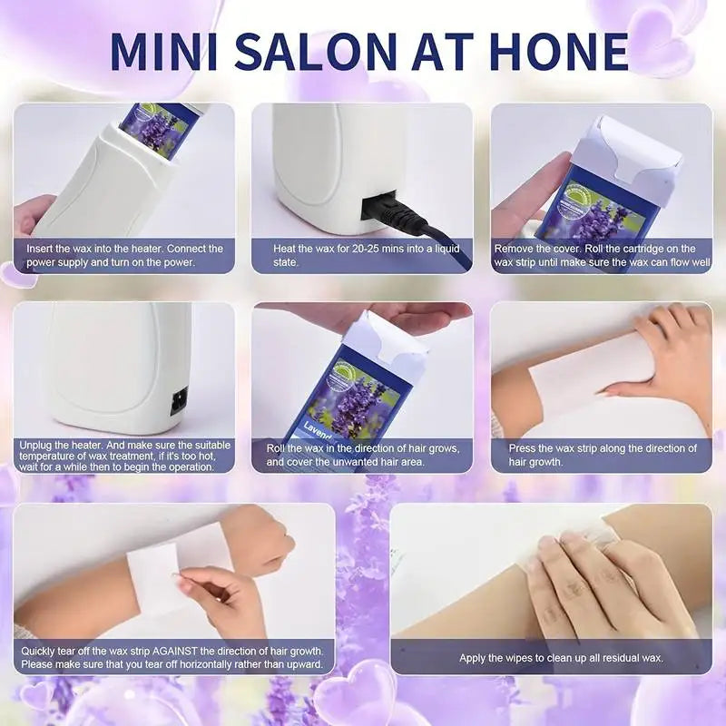 Roll-On Wachspatronen für Körper & Bikinizone (verschiedene Düfte)