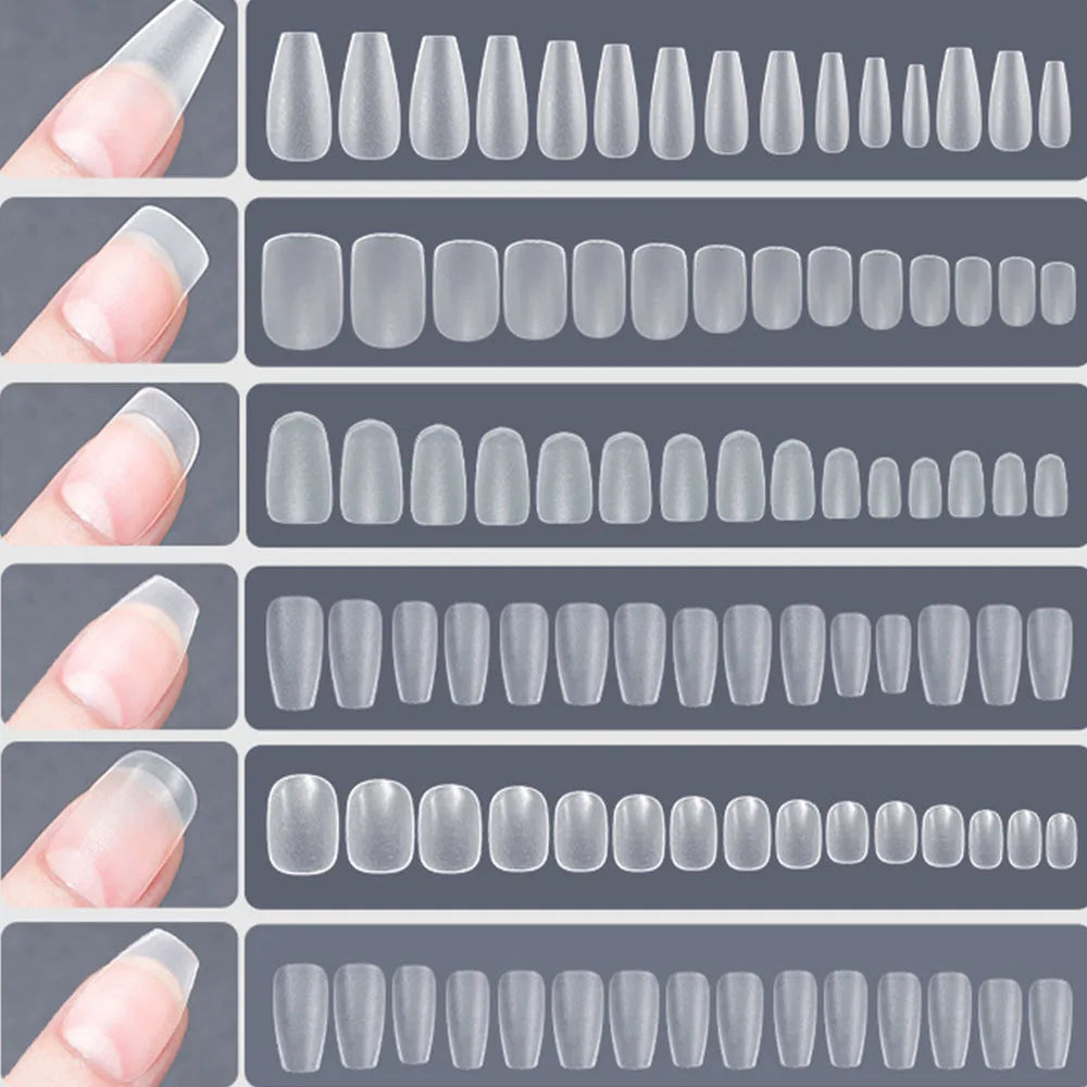 120-teiliges Mattes Press-On Nail
Tips Set