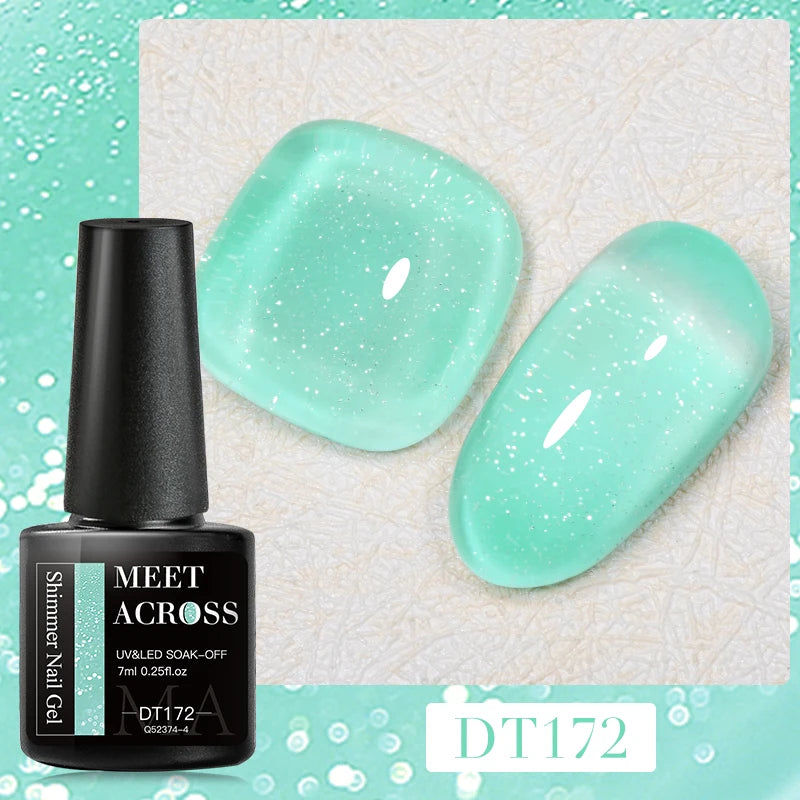 MEET ACROSS Glitter Extension Gel