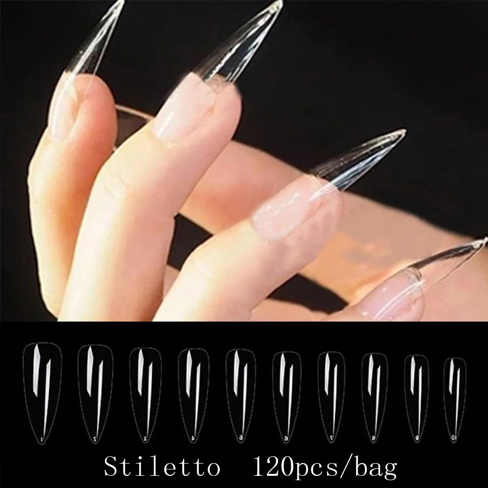 120-teiliges Mattes Press-On Nail
Tips Set