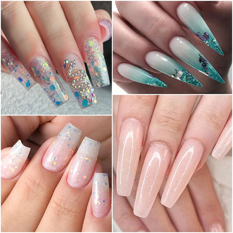 MEET ACROSS Glitter Extension Gel