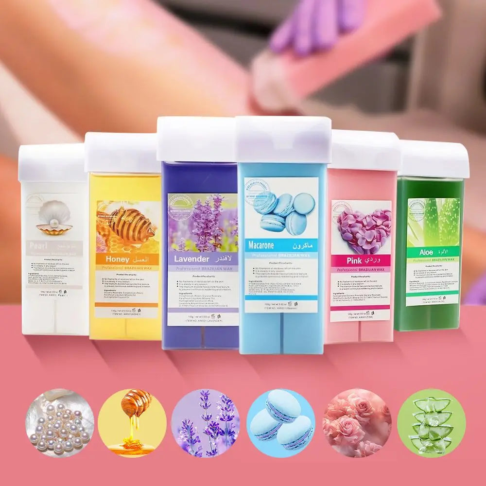 Roll-On Wachspatronen für Körper & Bikinizone (verschiedene Düfte)