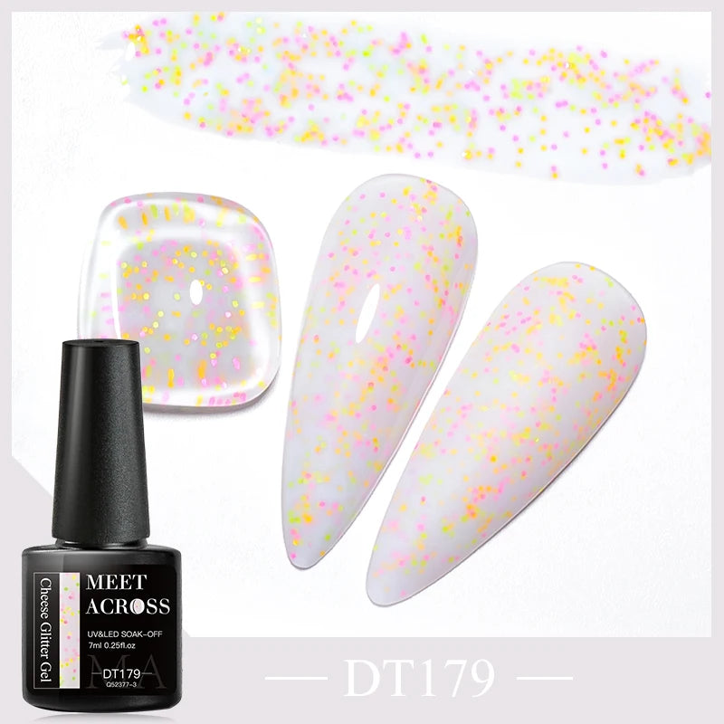MEET ACROSS Glitter Extension Gel