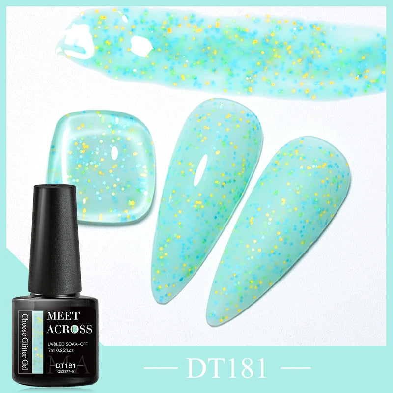 MEET ACROSS Glitter Extension Gel