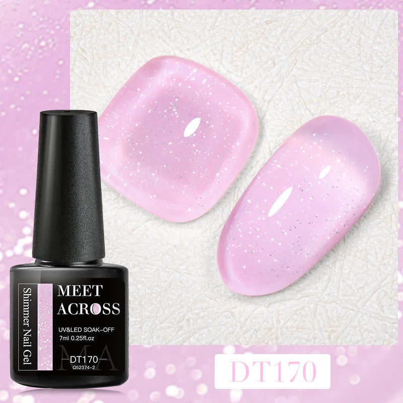 MEET ACROSS Glitter Extension Gel