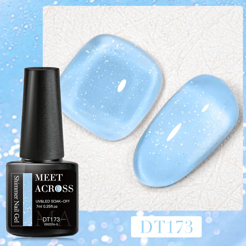 MEET ACROSS Glitter Extension Gel